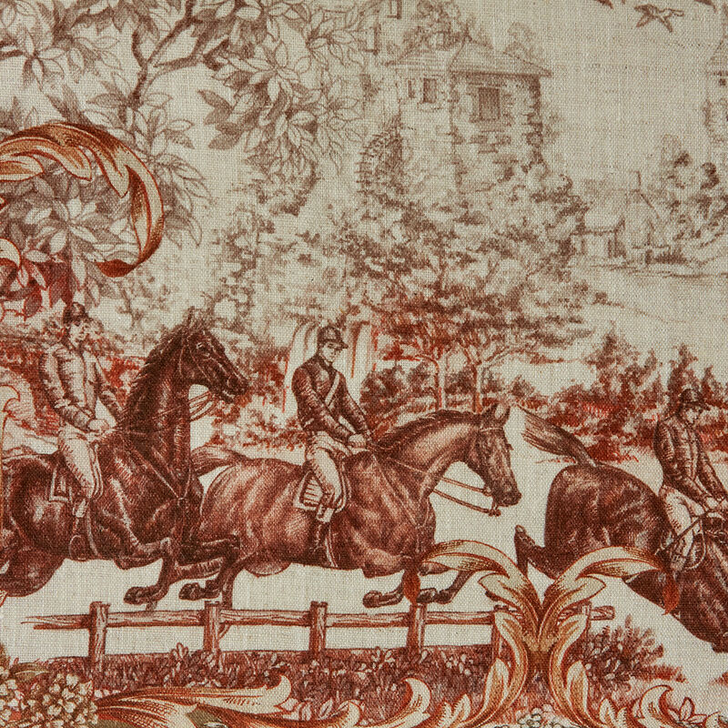 Exquisiter Toile-de-Jouy Tischlufer aus edlem Leinen Bild 2