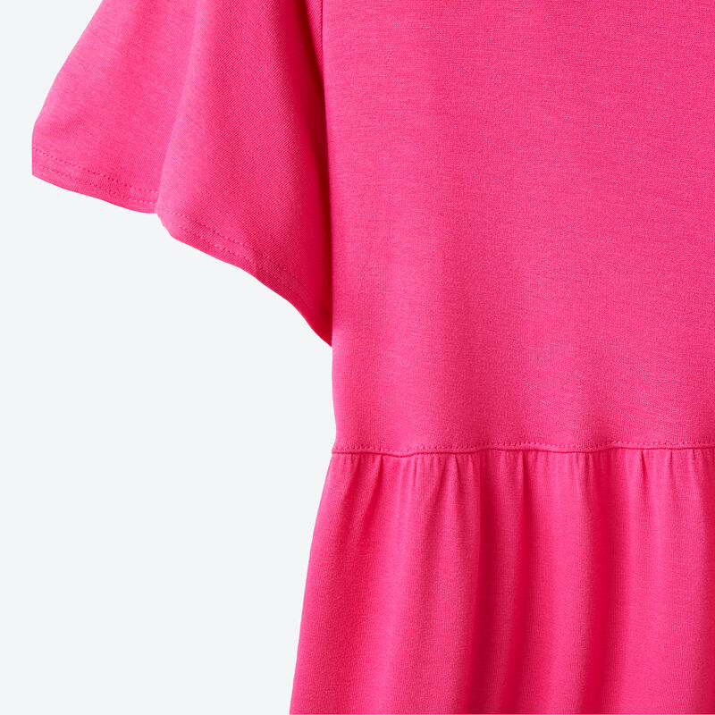 Trendiges Sommerkleid pink fr Strand und Freizeit Bild 3