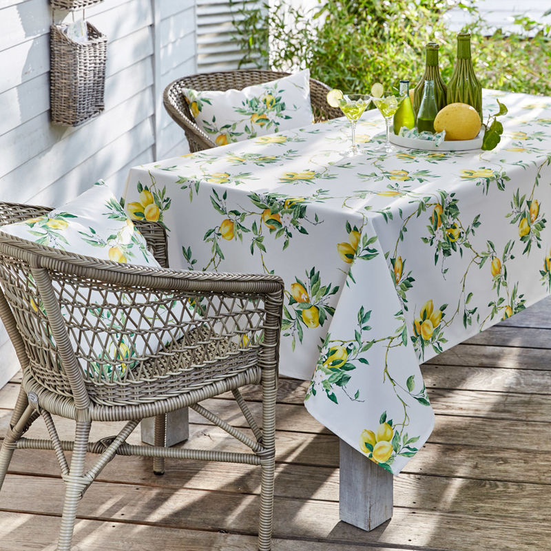 Zitronen-Tischwäsche: Sommerlich, farbenfroh, Shop - pflegeleicht Julia Grote