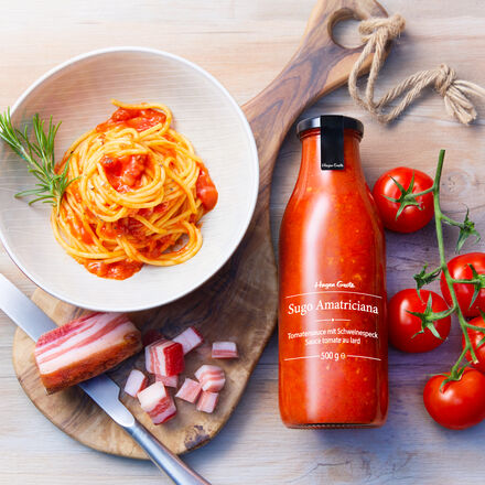 Produktbild fr 'Amatriciana: Hocharomatische italienische San Marzano Tomatensaucen'