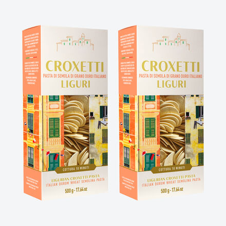 Produktbild fr 'Klassische ligurische Pasta: Croxetti, Nudeln, italienische Pasta'