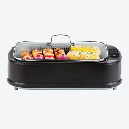 Produktbild fr 'Tischgrill mit Rauchabzug fr Indoor-Grillvergngen, Elektrogrill, Indoor-Grill'